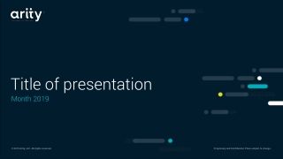 Title of presentation