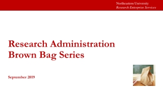 Northeastern University Research Enterprise Services