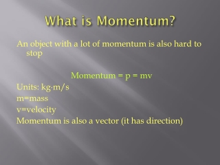 What is Momentum?