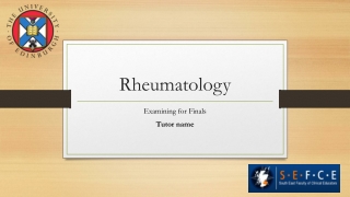 Rheumatology