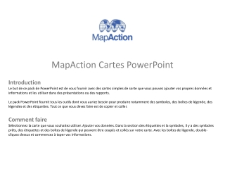 MapAction Cartes PowerPoint