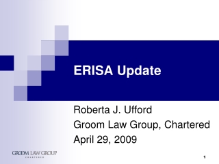 ERISA Update