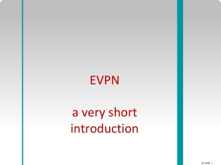 EVPN a very short introduction