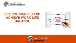 Set Boundaries AND Achieve Work-life Balance