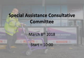 Special Assistance Consultative Committee March 8 th 2018 Start – 10:00