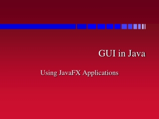 GUI in Java