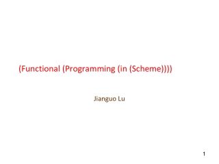 (Functional (Programming (in (Scheme))))