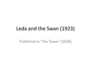 Leda and the Swan (1923)