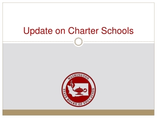 Update on Charter Schools