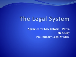 The Legal System