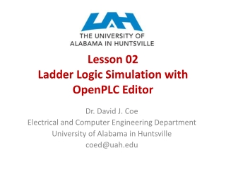 Lesson 02 Ladder Logic Simulation with OpenPLC Editor