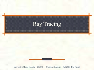 Ray Tracing