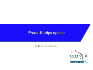 Phase-II strips update