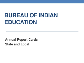 Bureau of Indian Education