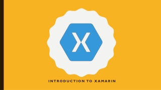 Introduction to Xamarin