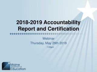 2018-2019 Accountability Report and Certification