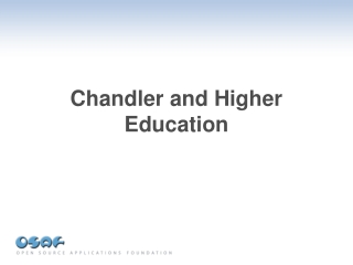 Chandler and Higher Education