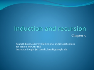 Induction and recursion