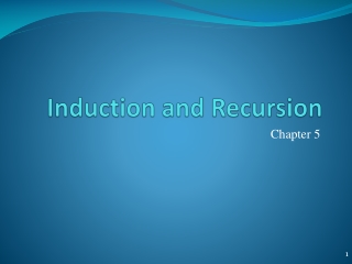 Induction and Recursion