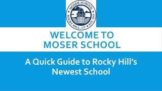 Welcome to moser school
