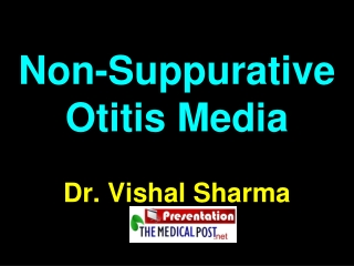 Non-Suppurative Otitis Media