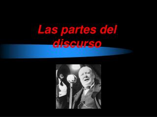 Las partes del discurso