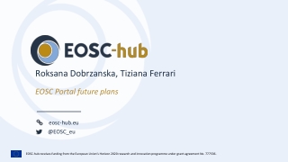 EOSC Portal future plans