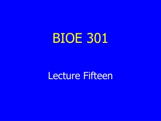 BIOE 301