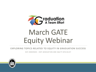 March GATE Equity Webinar