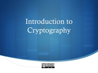 Introduction to Cryptography