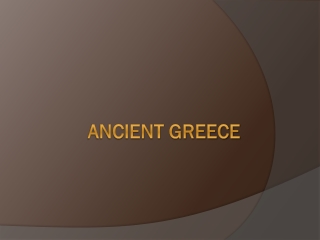 Ancient Greece