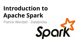 Introduction to Apache Spark