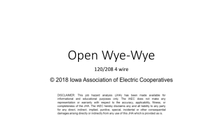 Open Wye-Wye