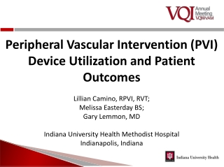 Peripheral Vascular Intervention (PVI) Device Utilization and Patient Outcomes