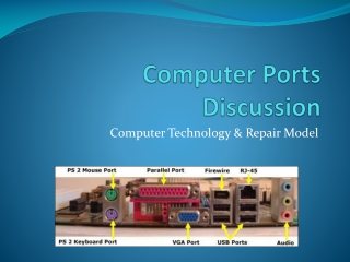 Computer Ports Discussion