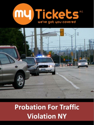 Probation For Traffic Violation NY