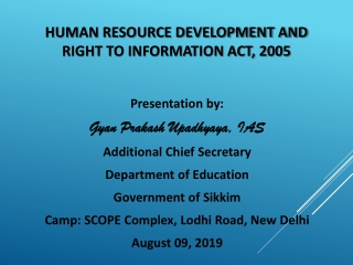 Human Resource Development and Right to Information Act, 2005