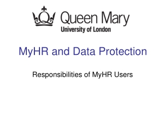 MyHR and Data Protection