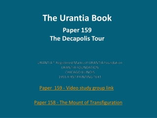 The Urantia Book