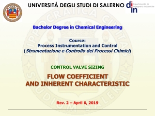 UNIVERSIT Á DEGLI STUDI DI SALERNO