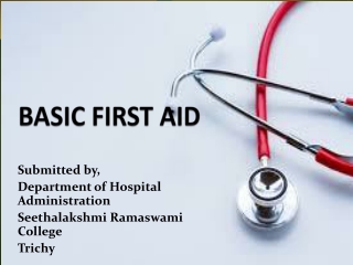 BASIC FIRST AID