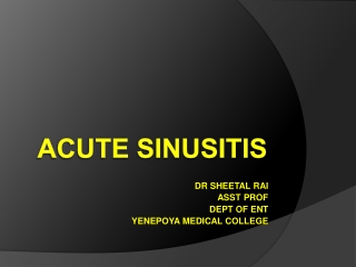 ACUTE SINUSITIS