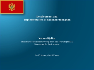 Development and implementation of national radon plan Natasa Bjelica