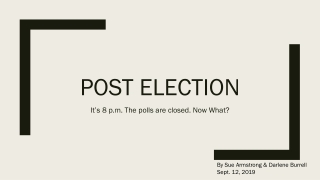 Post Election