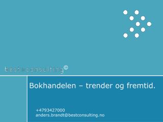 Bokhandelen – trender og fremtid.