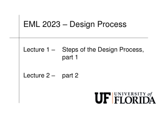 EML 2023 – Design Process