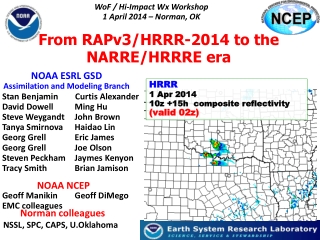 NOAA ESRL GSD Assimilation and Modeling Branch