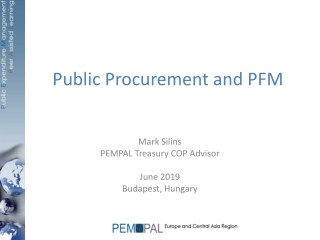 Public Procurement and PFM