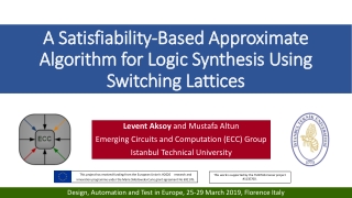 A Satisfiability-Based Approximate Algorithm for Logic Synthesis Using Switching Lattices