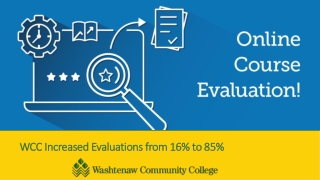 WCC Increased E valuations from 16% to 85%